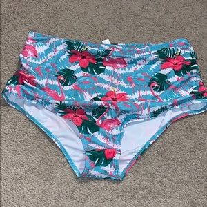 Flamingo High-Waist Bottoms